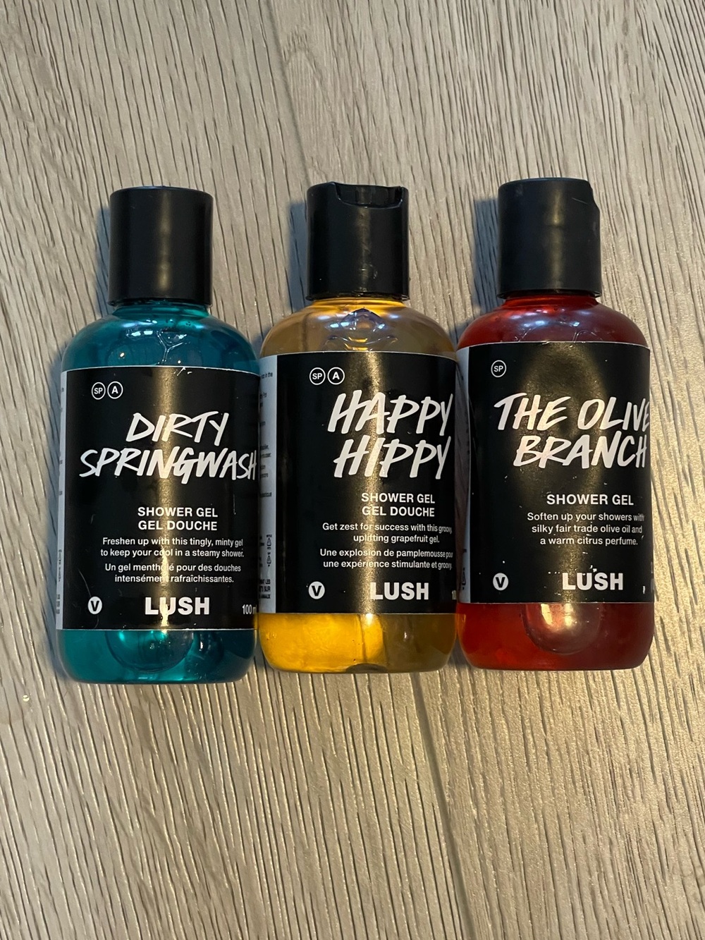 LUSH Body Wash Shower Gel Bundle - 3 Piece Set